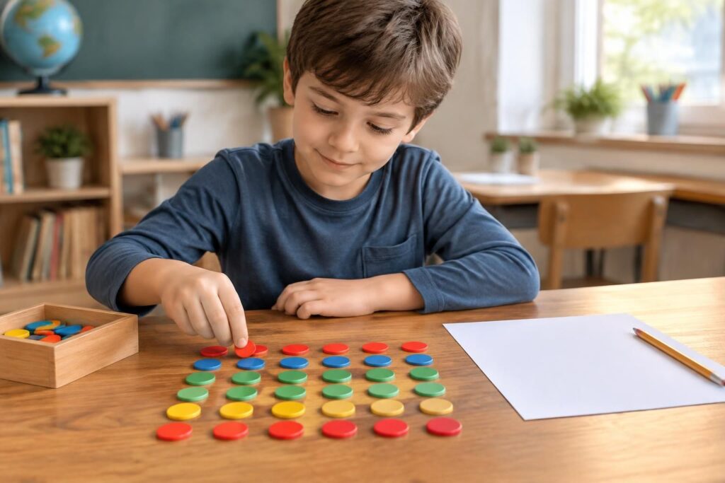 apprenez et mémorisez facilement la table de 8 grâce à des astuces et des exercices pour progresser en multiplication et calcul mental.